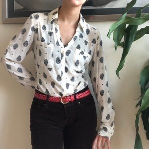 Express Paisley Portofino Shirt
